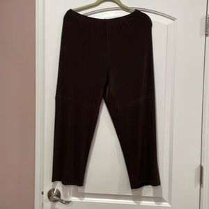 Chico’s pull on pant Excellent condition color brown size 2